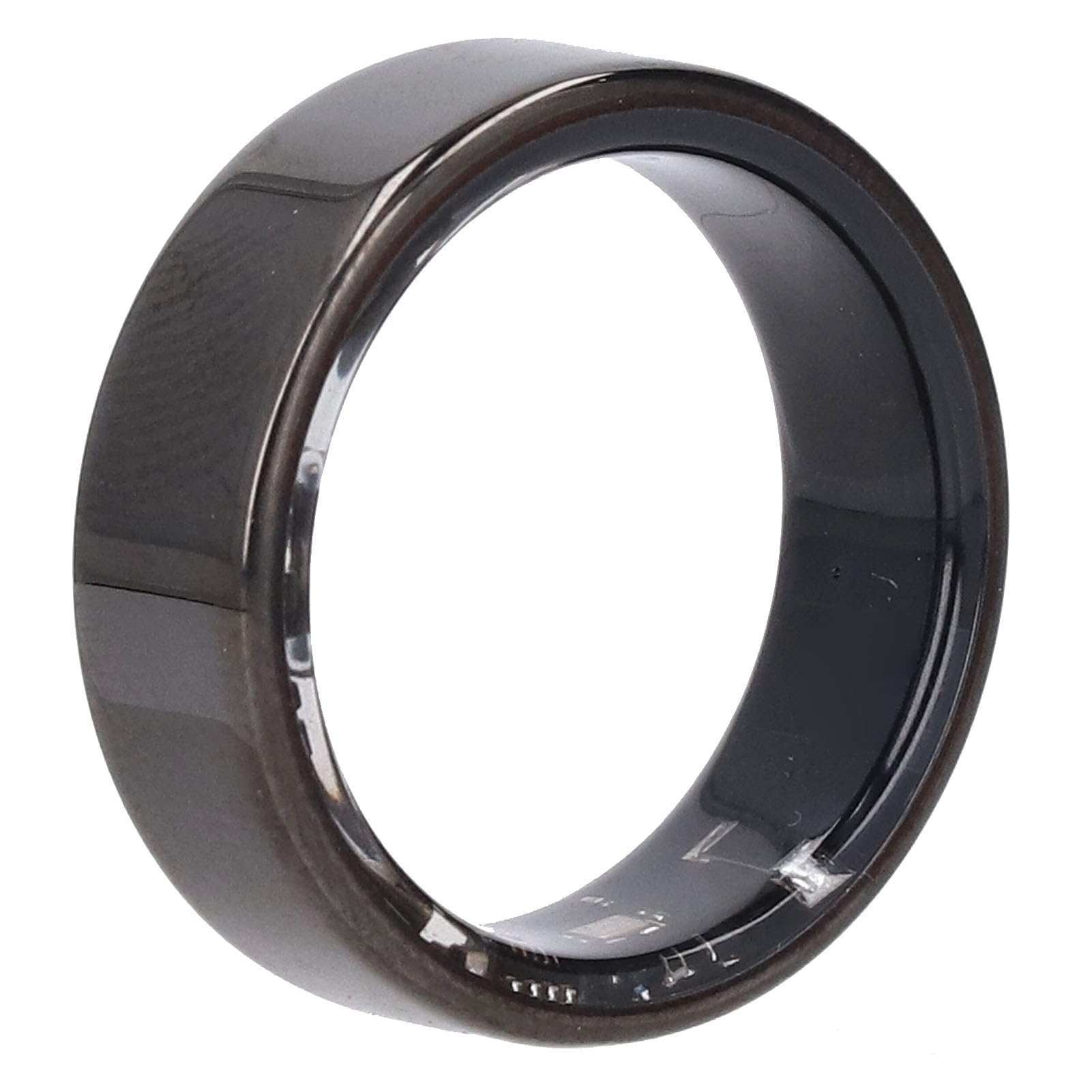 Anello Intelligente, Anello Fitness Tracker con Sincronizzazione in Tempo Reale, Ricarica Magnetica, Resistente All'acqua IP68, Acciaio Inossidabile, Aspetto Semplice, per Sport