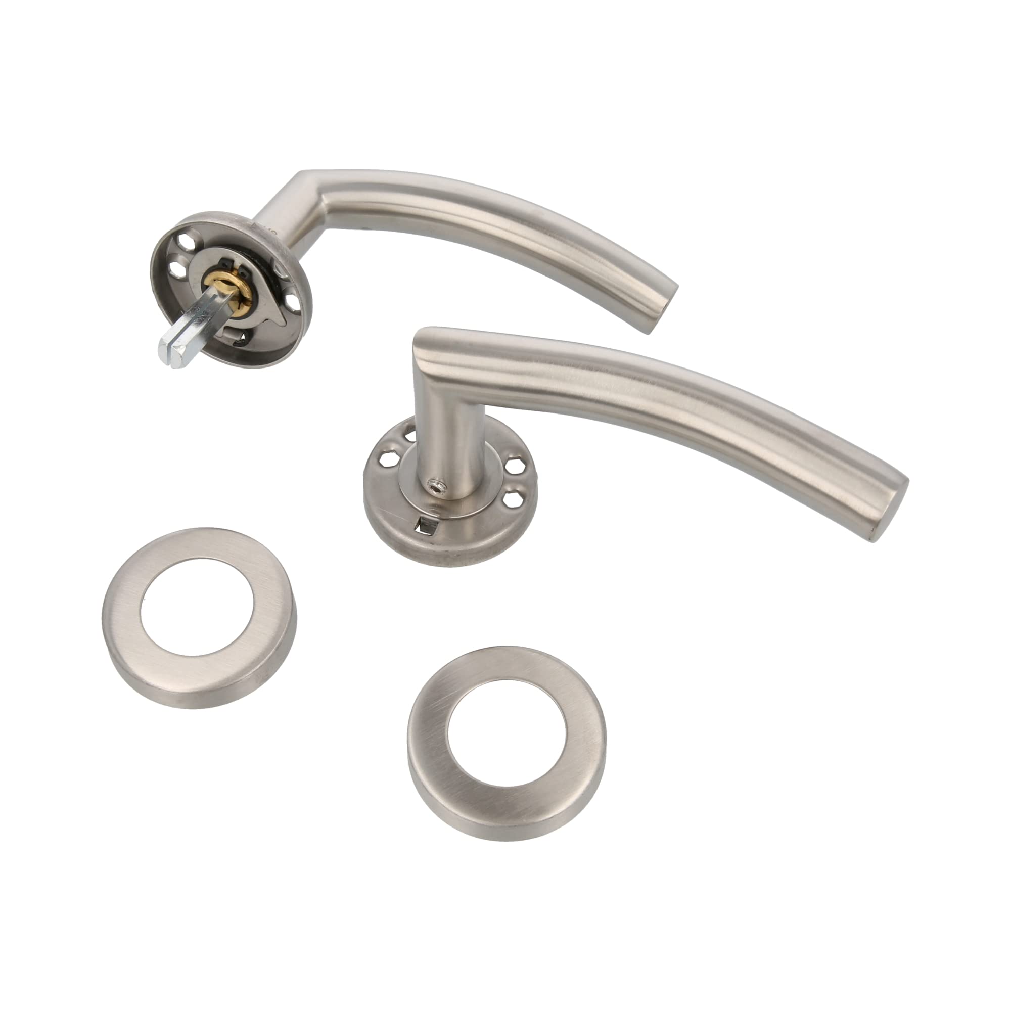Amig - Door Handle 38RX A. INOX, Multicoloured, 120 x diameter 19 mm - Image 3