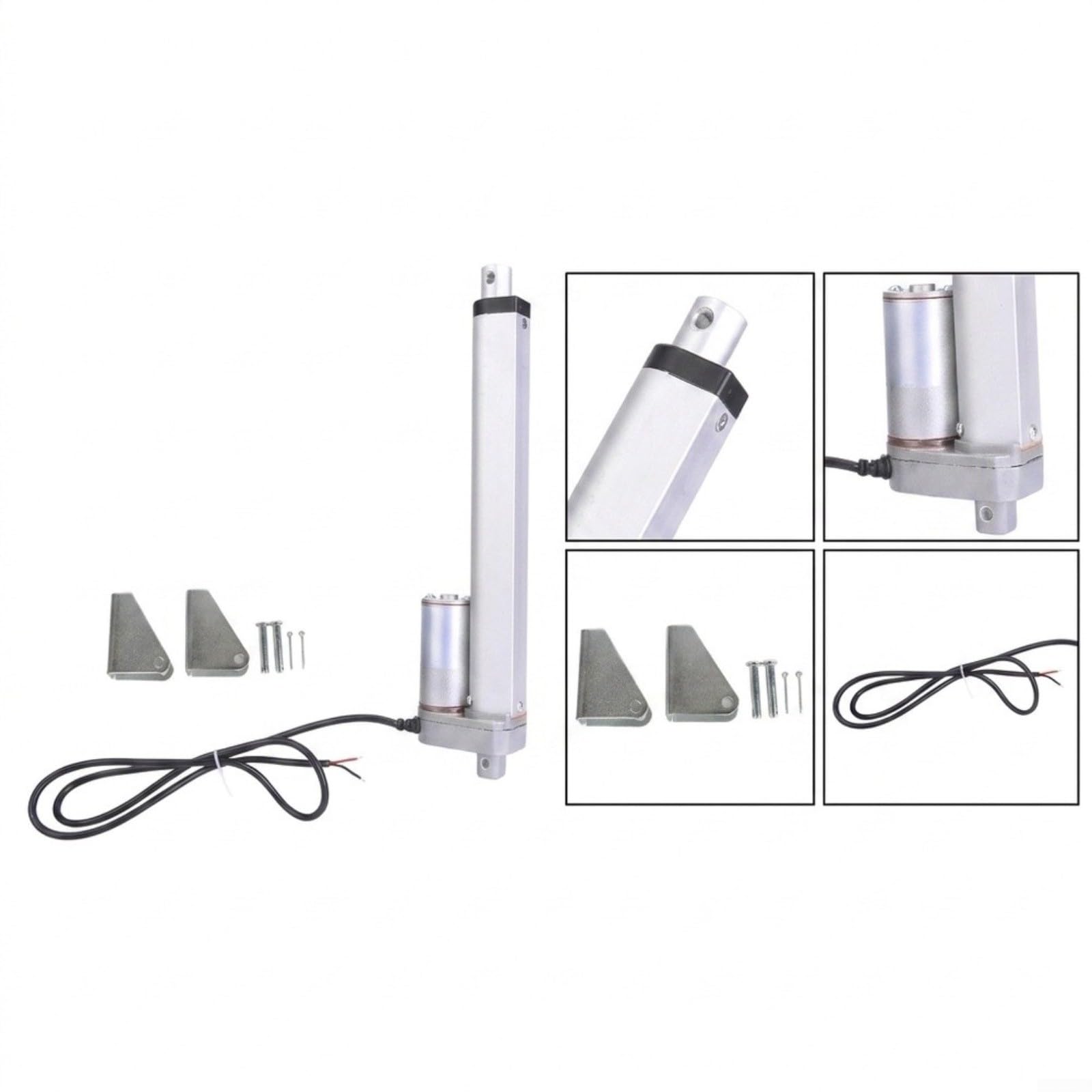 Attuatore lineare elettrico 12V DC, spinta 300N, 30Mm/s
