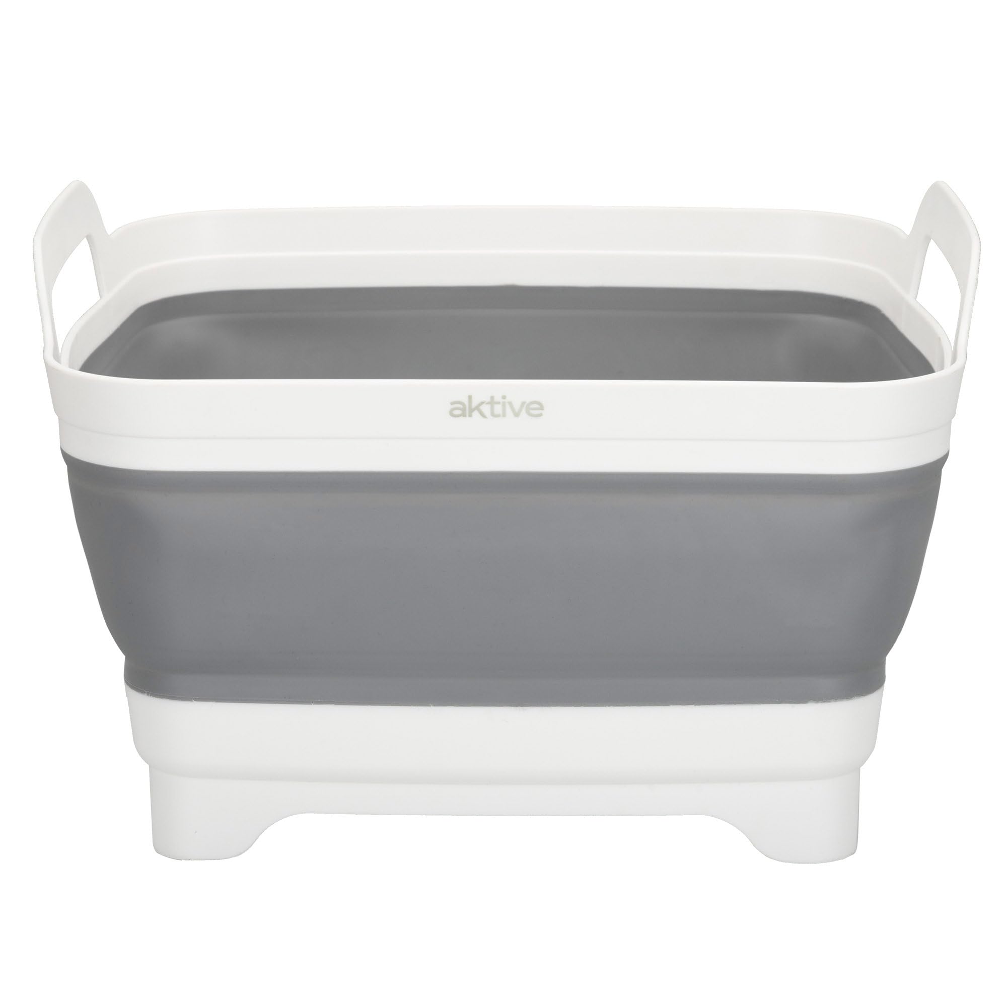 Aktive 52985 - Fregadero plegable para camping | Accesorios Camping - Barreño plegable capacidad para 8,5 litros | Medidas 30,5x30x20/7 cm | Plástico y goma TPR con tapón drenaje — view 3
