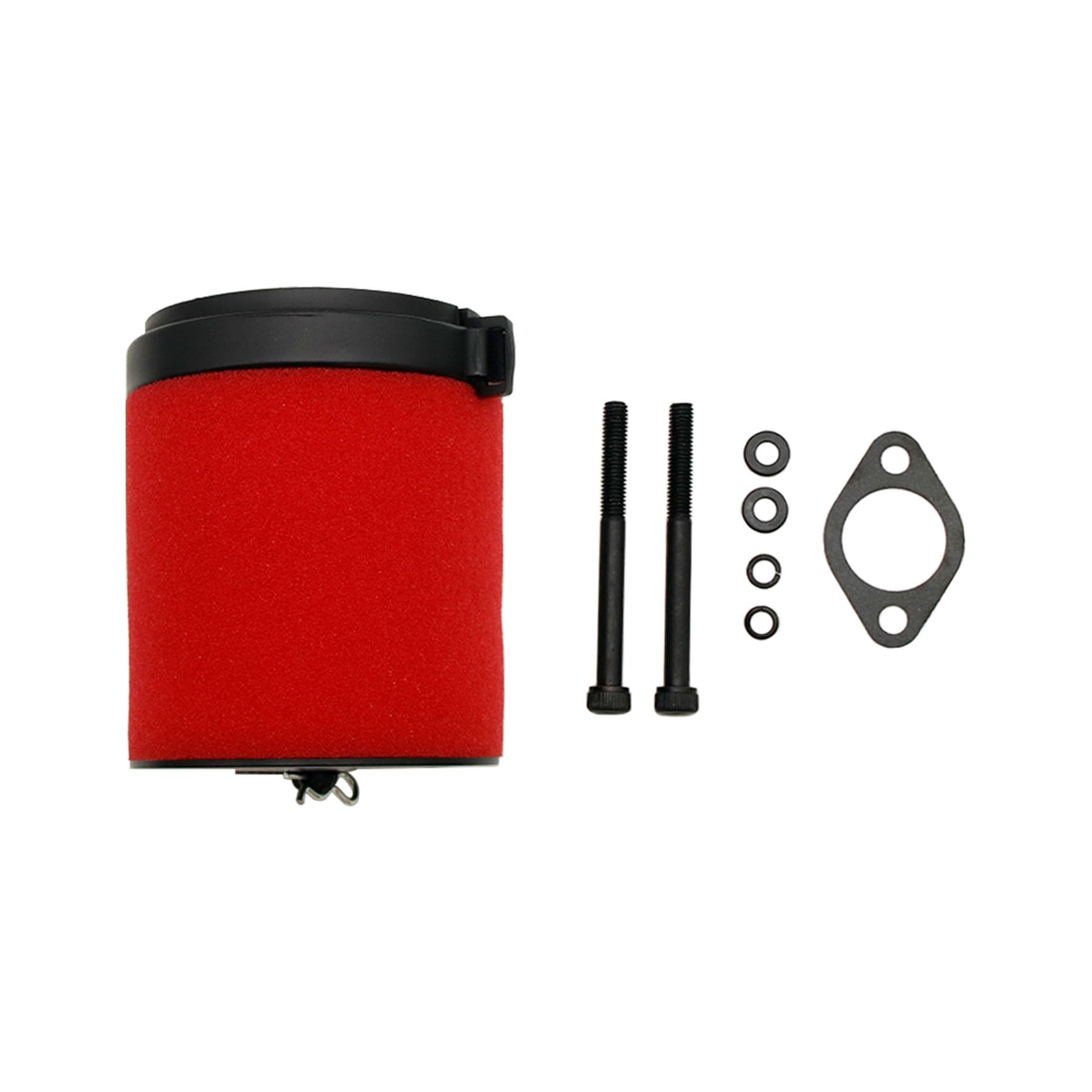 Luftfilter Set für 1/5 HPI KM ROVAN Baja 5B 5T 5SC 23cc-36cc Motorteile (Rot)