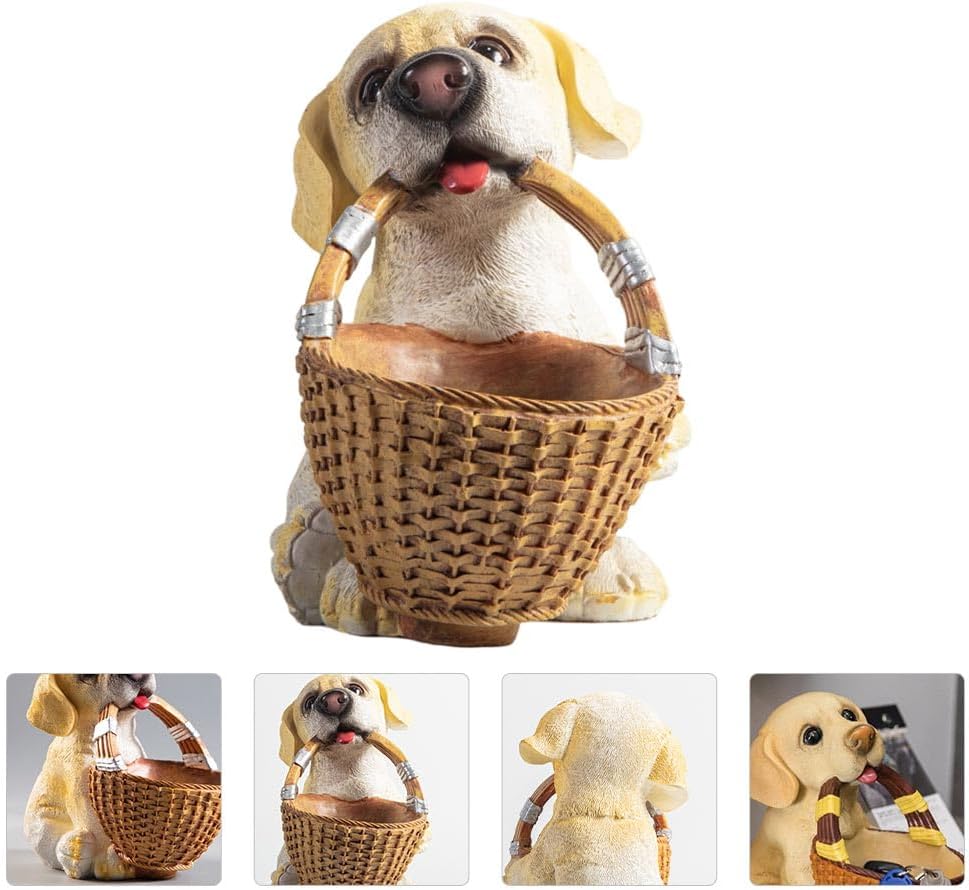Storage Holder for Dog Box Porch Adornment Cartoon Keychain