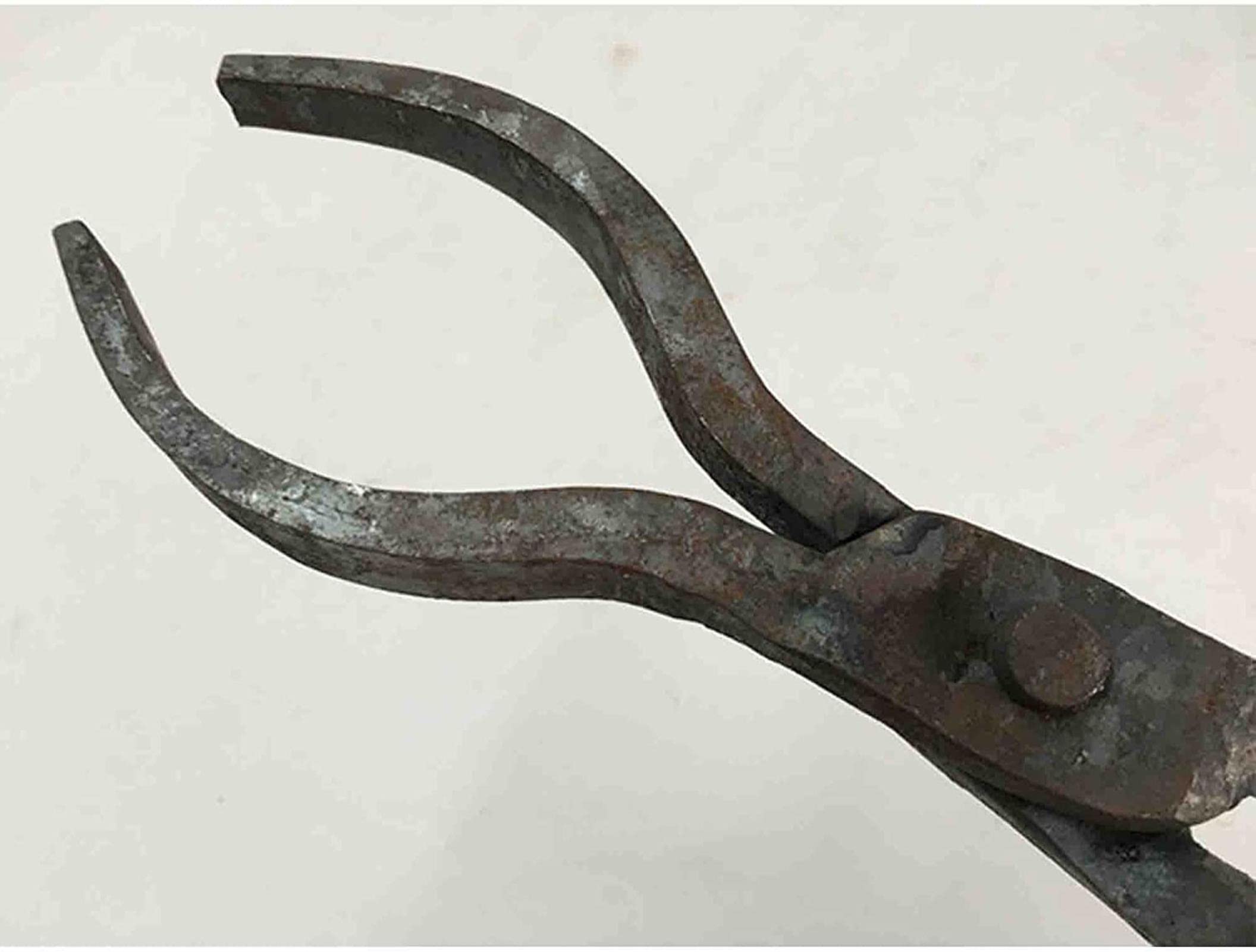 Tenazas de Herrero,Tenaza de forja Herramienta de Herrero de Herrero Blacksmith Hogar Tong Anvil Vise Round 40-80 mm for Forja de Herrero del Ingeniero (5 Pinzas), 50 mm (Color : 40mm)