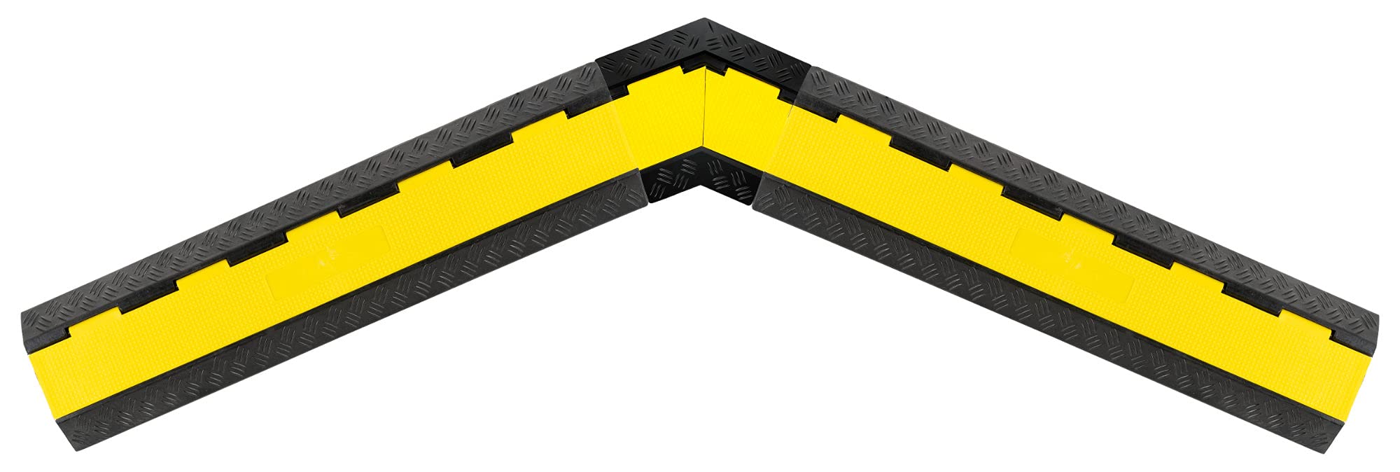 Pronomic Protector 2-100CA V3 45° Kabelbrückeneckstück 90° Set - 2X 45°-Eckstück und 2X Kabelbrücke - Schwalbenschwanz-Verbinder - Belastbar bis zu 7,5 t - Geeignet für den Außeneinsatz