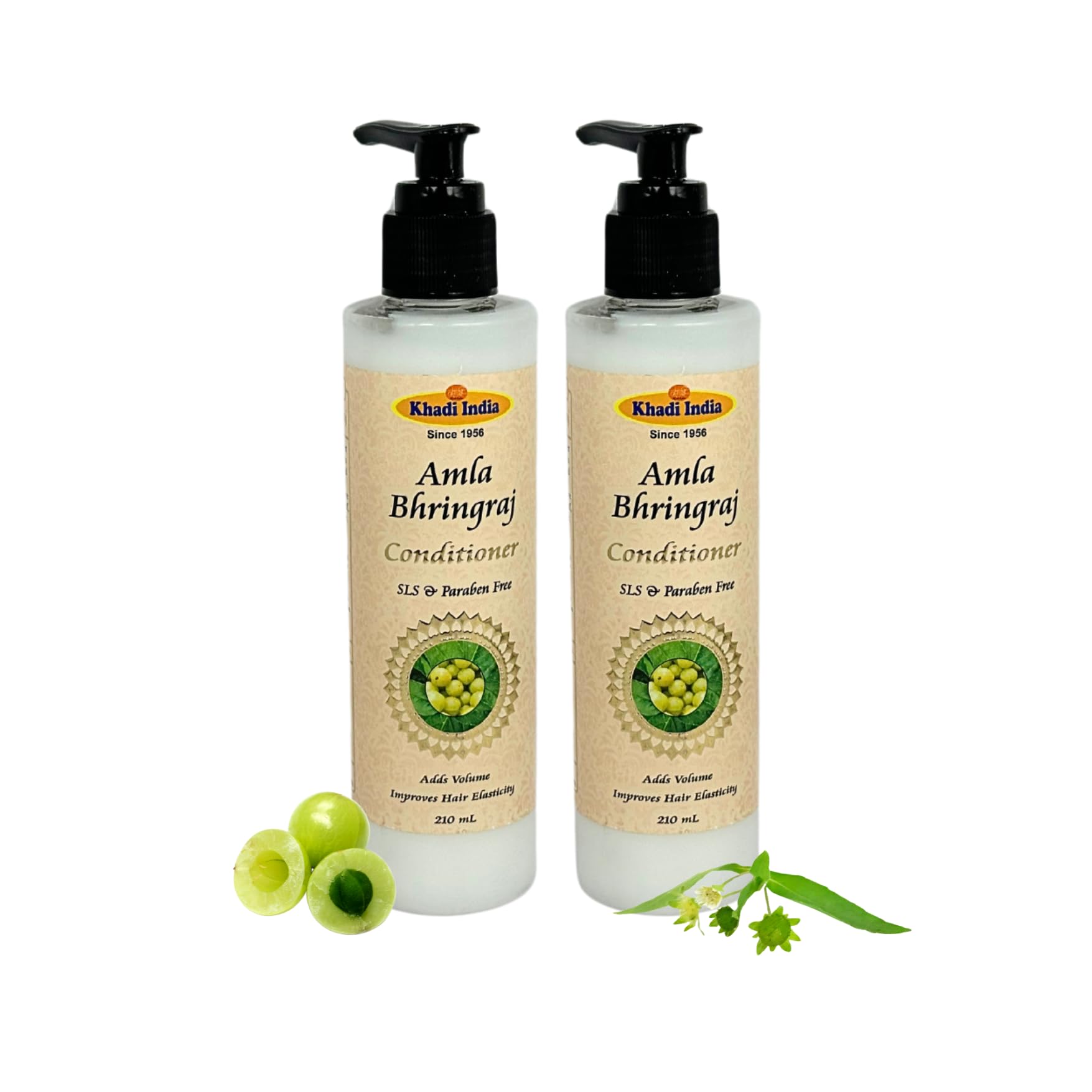 Amla and Bhringraj Conditioner: Ayurvedic Hair Nourishment (Set of 2)