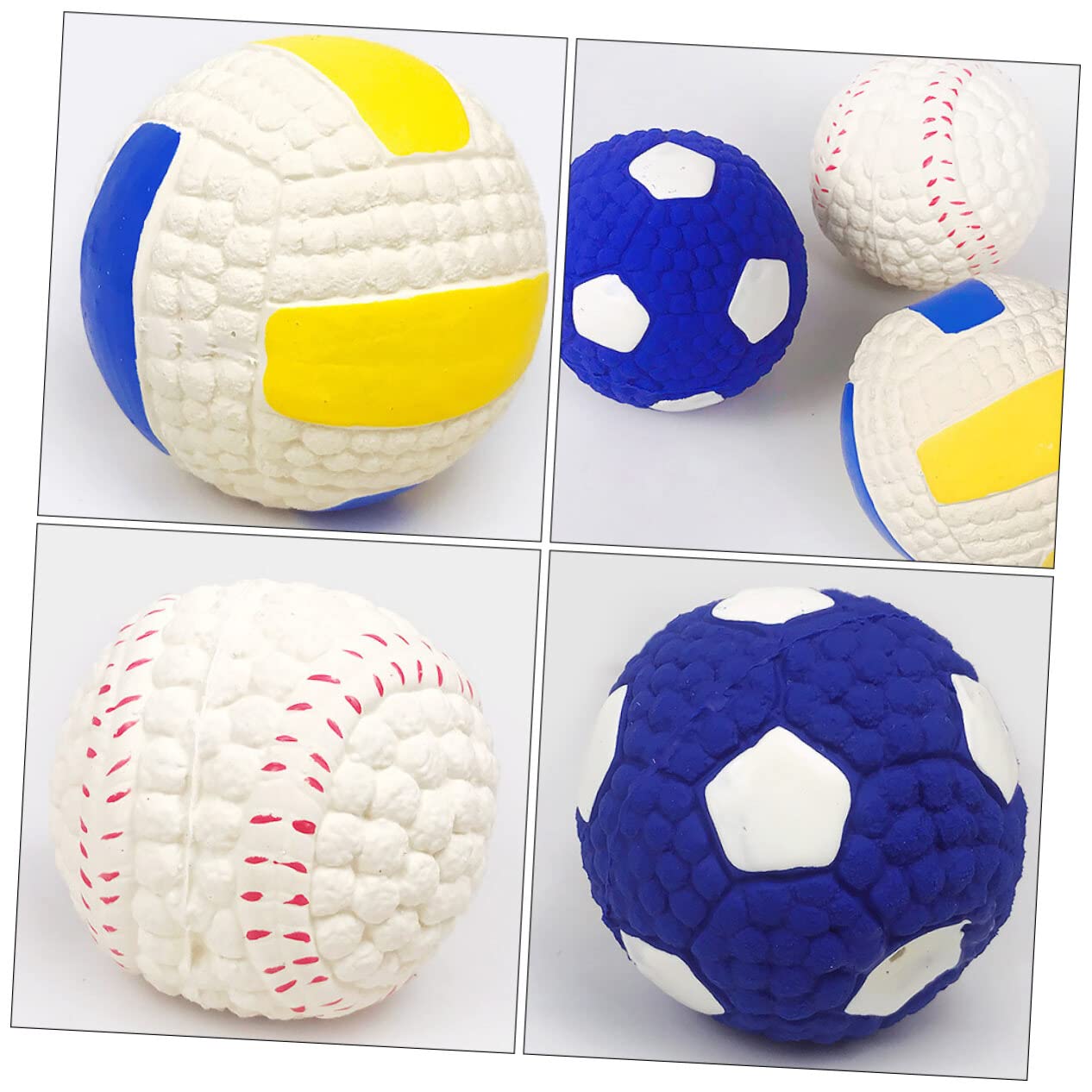 Hohopeti 3stücke Interaktiver Ball Spielzeug Für Hunde Mit Molar Design Zur Zähne Reinigung Und Haustier Training Haustierbedarf Für Mundpflege