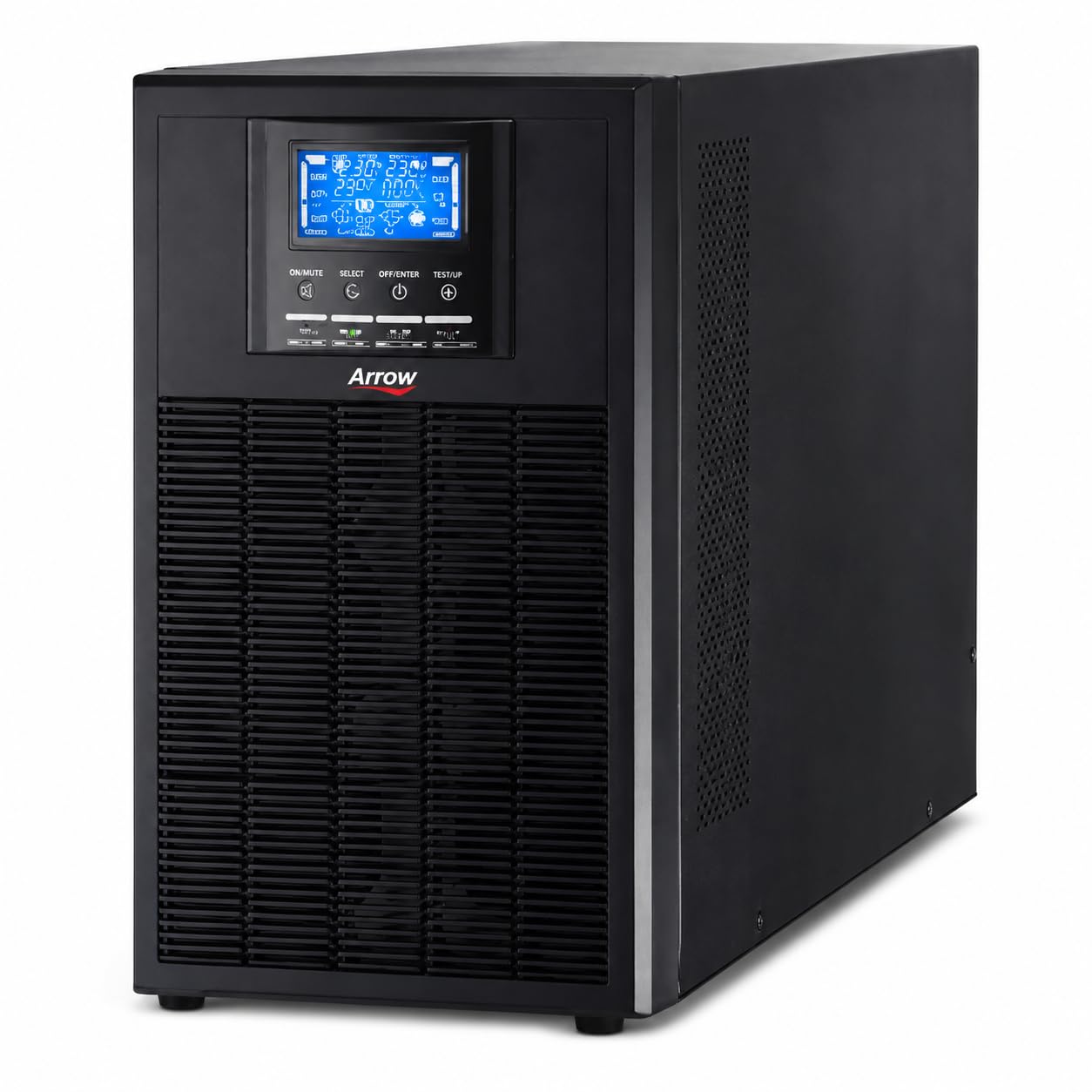 3000VA (3KVA) 2400W Online UPS 72VDC | Double Conversion Pure Sine Wave UPS | Built-in Battery | LCD Display | Power Backup for Servers Workstations Medical Equipment CCTV & Networking-picture-13