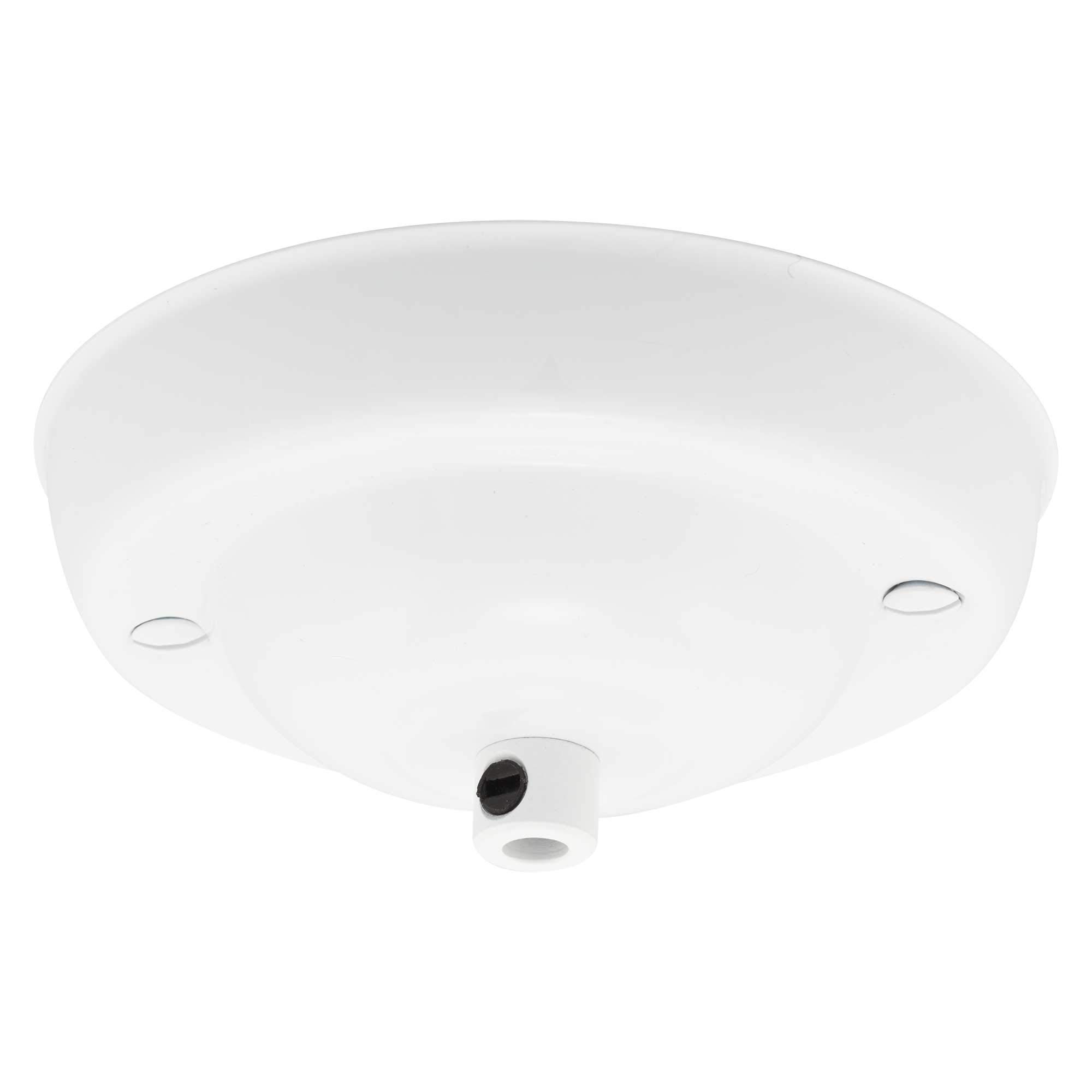 Elektek White 108Mm Diameter Ceiling Rose With Cord Grip Metallic Finishes Powder Coated Colours For Pendant Light Fittings Brilliant
