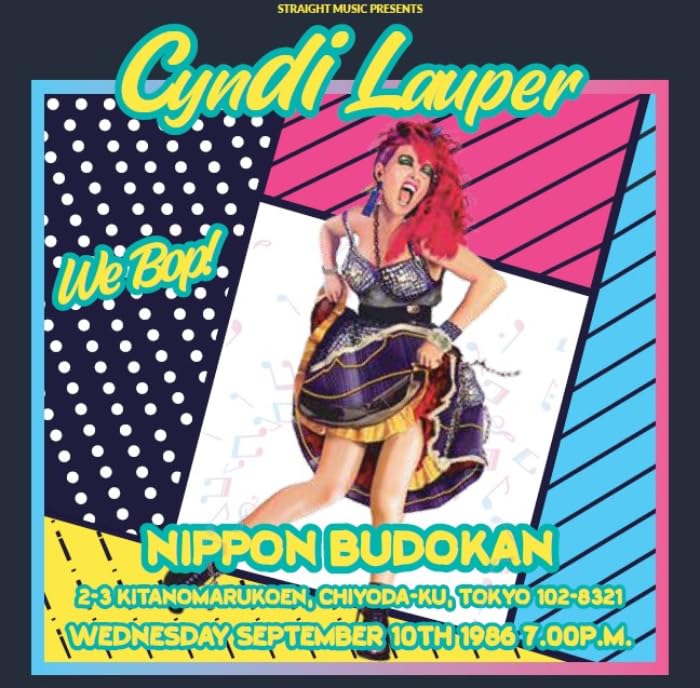 Wee Bop Live at Budokan 1986 Cyndi Lauper [CD Album] | eBay