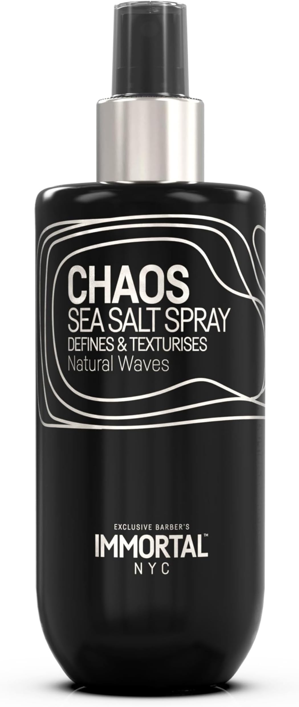 Immortal NYC 'Chaos' SEA SALT' Spray 8.45 Oz/250Ml- Natural Waves -Extra Texture & Volume-Natural Look & Hold