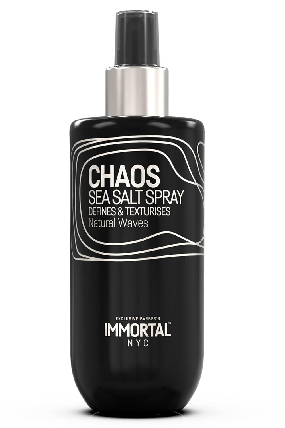 Immortal NYC Chaos SEA SALT Spray 8 45 Oz 250Ml- Natural Waves -Extra Texture Volume-Natural Look Hold