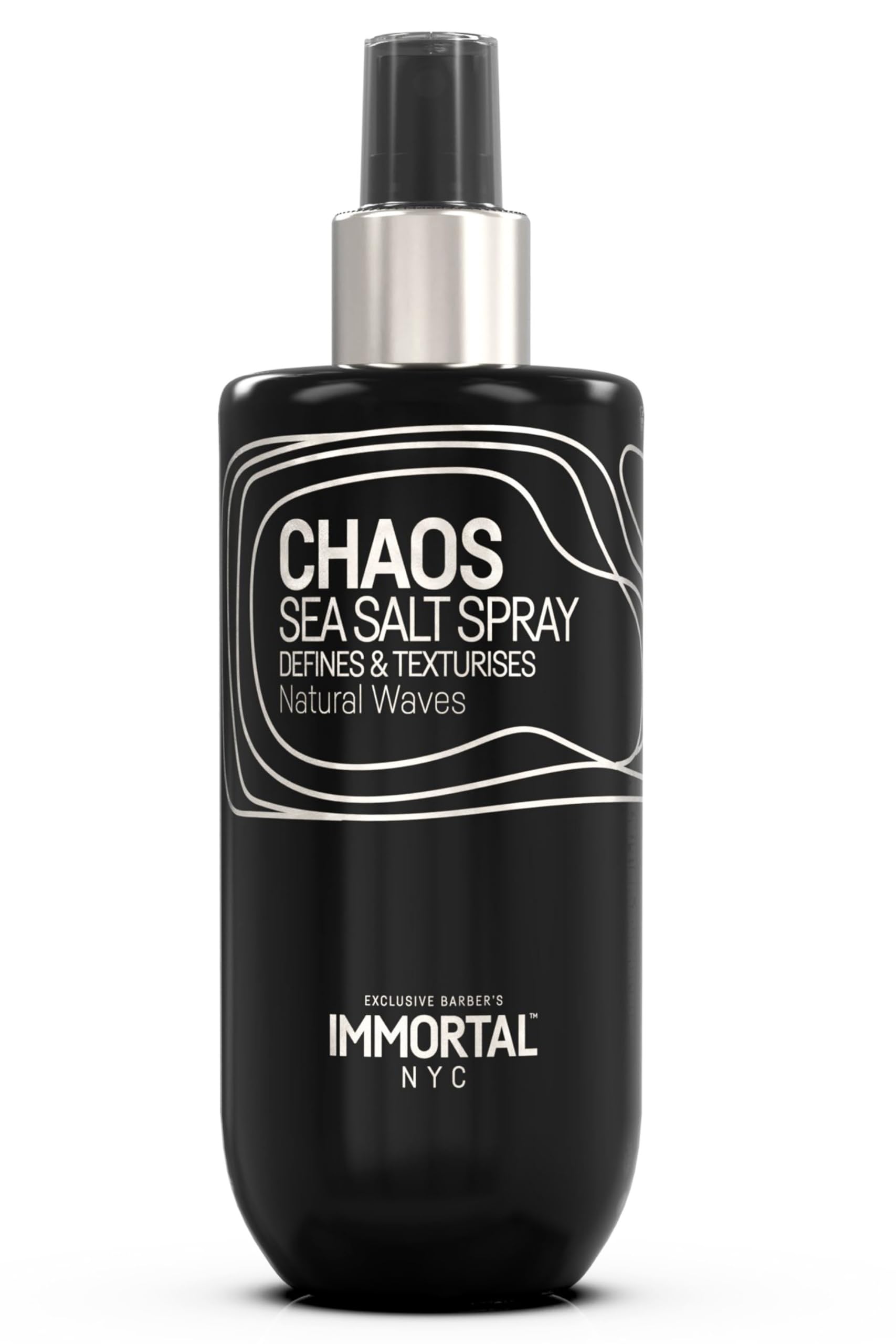 Immortal NYC Chaos SEA SALT Spray 8 45 Oz 250Ml- Natural Waves -Extra Texture Volume-Natural Look Hold