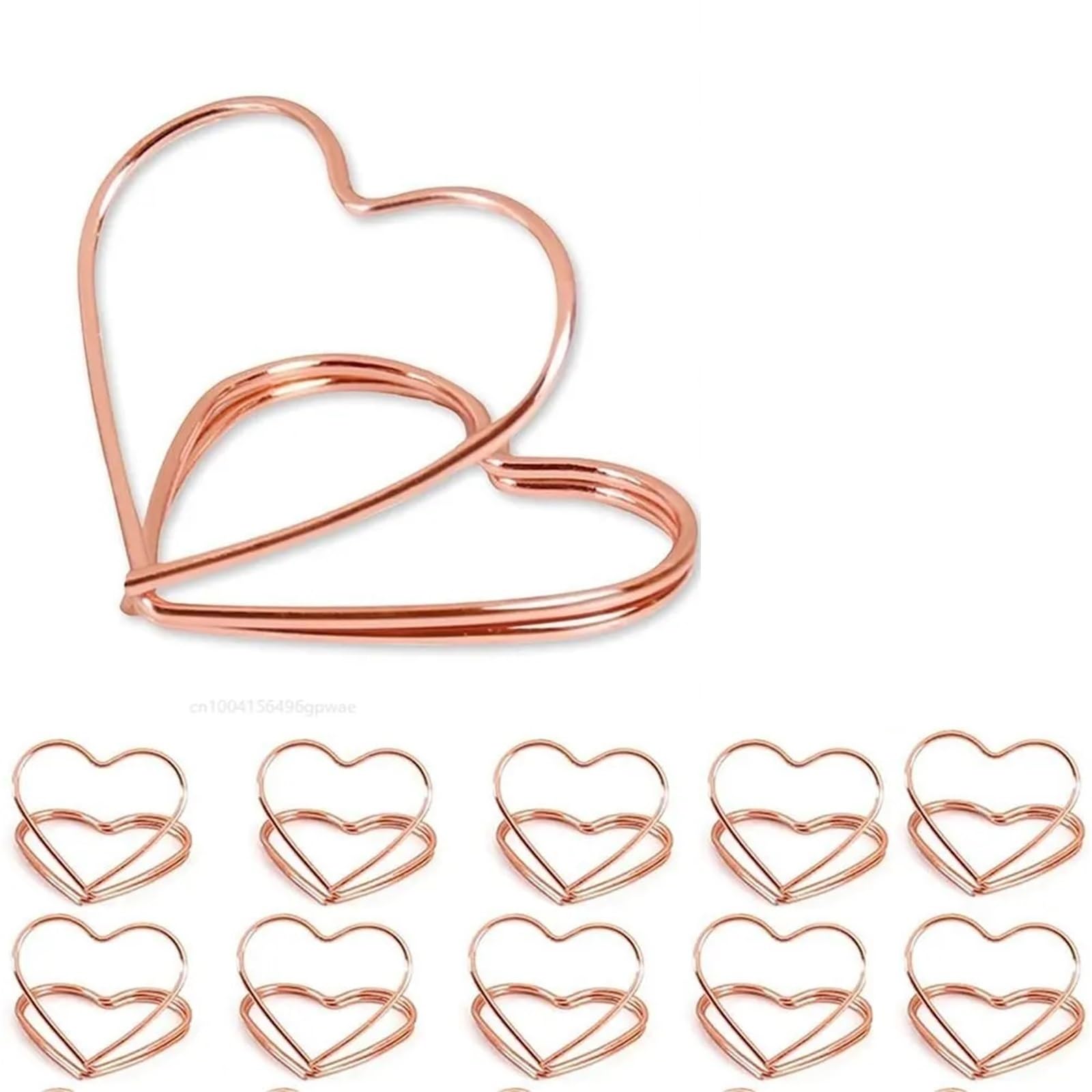 160 Stück Tischnummernhalter in Gold, Roségold, Sitzkarten, Clip-Ständer, Hochzeitsdekoration