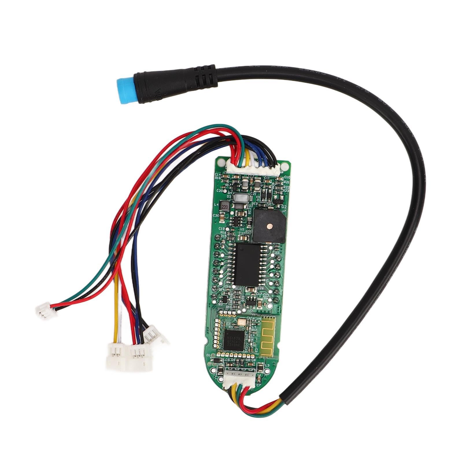 BuyWeek Placa de Circuito Bluetooth Tablero de Instrumentos para Xiaomi Pro2, PCB con 4 Cables Doble Freno para Scooter Eléctrico