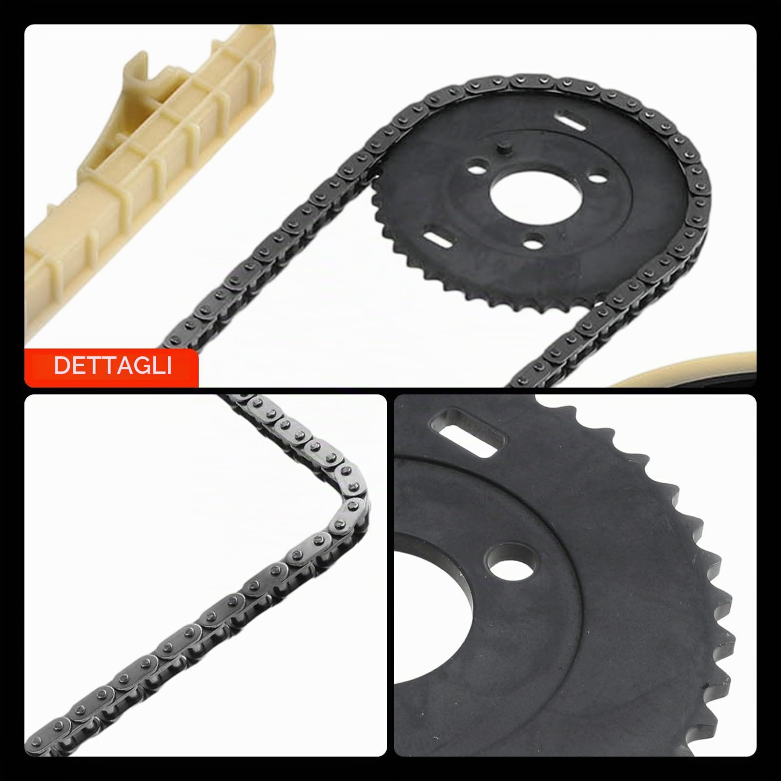 Frankberg Kit catena di distribuzione 0009931176 | Compatibile con: Classe B W245, Classe A W169