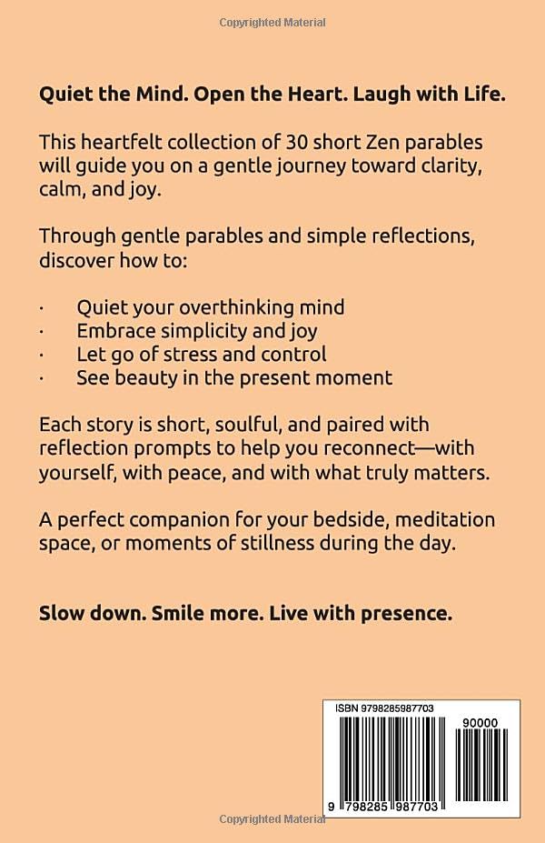 Miniatura 2 de The Zen of Joy 30 Short Zen Stories to Calm Your Mind, Learn How to Let Go, and Embrace Joy in Daily Life - Includes Insights, Reflections and