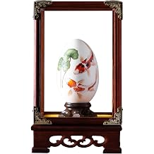 SAYSN Eggshell painting culture ostrich eggshell hand-painted art decorative collectible