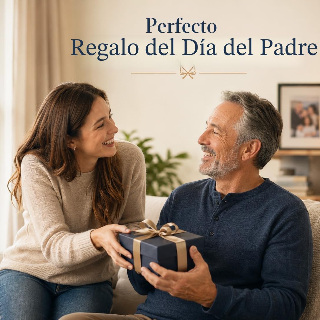 ProCase Estuche para Relojes de Viaje - Caja Rígida con 6 Ranuras, Organizador Multi-Compartimentos. Ideal para Hombres y Mujeres de Negocios, Práctico para Viajes, Regalos y Uso Diario - Negro