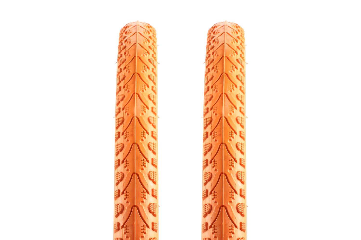 2 Stück 28 Zoll Fahrrad Reifen 28x1 5/8x1 1/2 Orange 40-622 Reflex