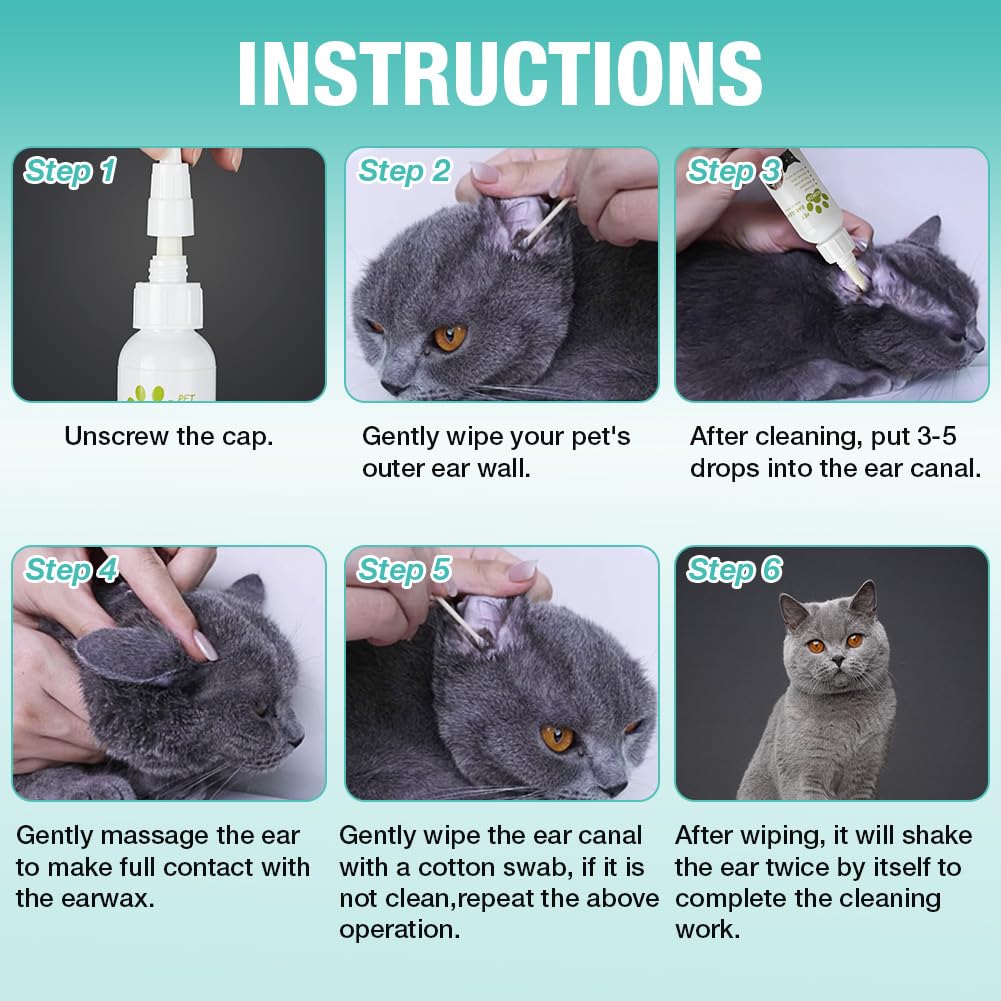 Aomig Cat & Dog Ear Cleaner Solution - Image 4