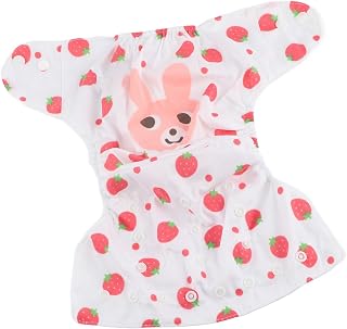 Akozon Reusable Washable Infant Swim Diaper with Hook and Closure, Pocket Design, Soft Fabric Fits 6 24 Months BL006