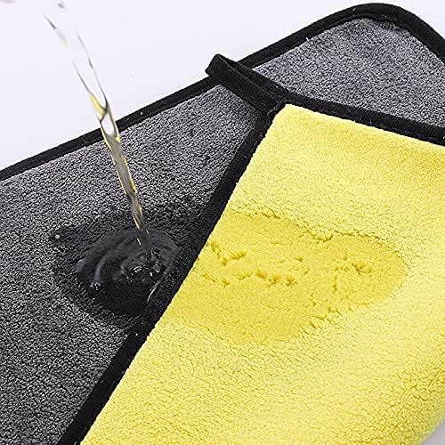 Image of Premium All-Purpose Car Cloth, Dusting Cloth Cleaning Rags, Absorbent Microfiber Cloth Premium Microfiber Towels for Cars Lint Free, Scratch-Free Highly Absorbent Reusable (30*30 cm, Set of 4)