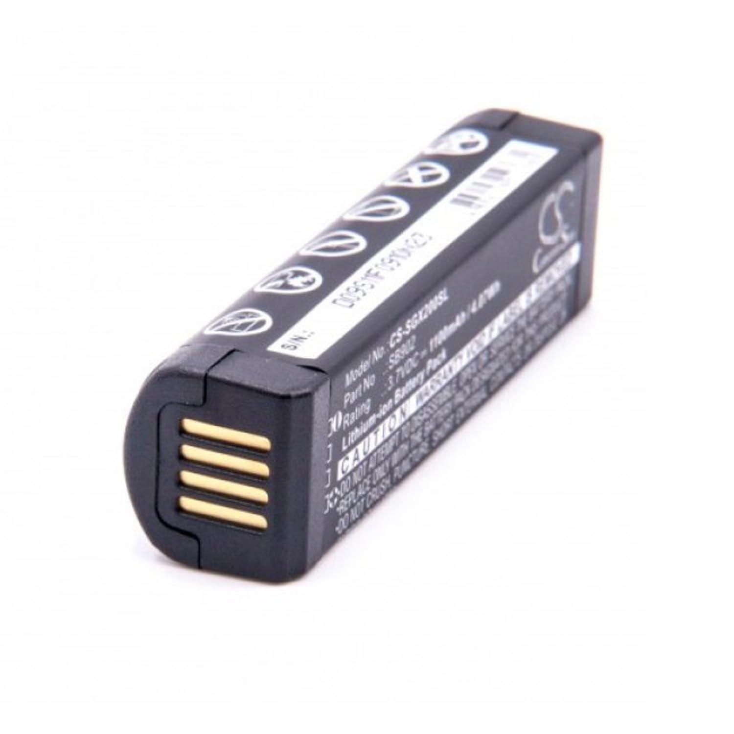 Batteria compatibile con Shure Model SB902 agli ioni di litio 3,7 Volt 1100 mAh, adatta a tutti i trasmettitori portatili GLX-D