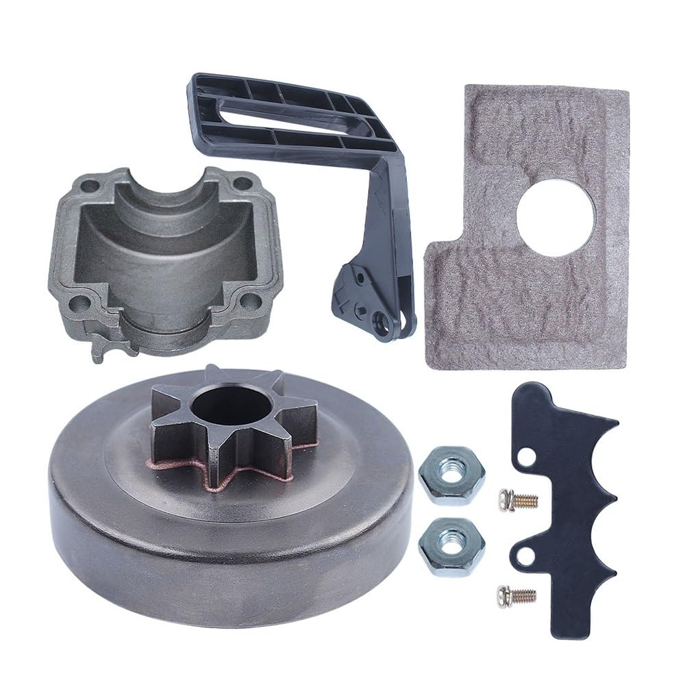 Kit de Filtro de Tambor de Embrague de Palanca de protección Delantera Apto for Herramientas y Equipos de jardinería de Cilindro S-TI-H MS180 MS170