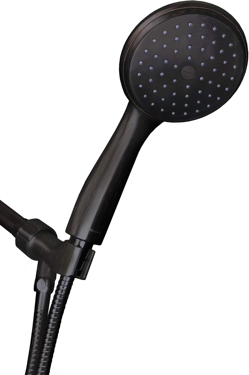 ShowerMaxx, Luxury Spa Series, 4 inch High Pressure Hand Held Shower Head with Long Stainless Steel Hose, MAXX-imize Your Shower with Showerhead in Oil Rubbed Bronze Finish - - 