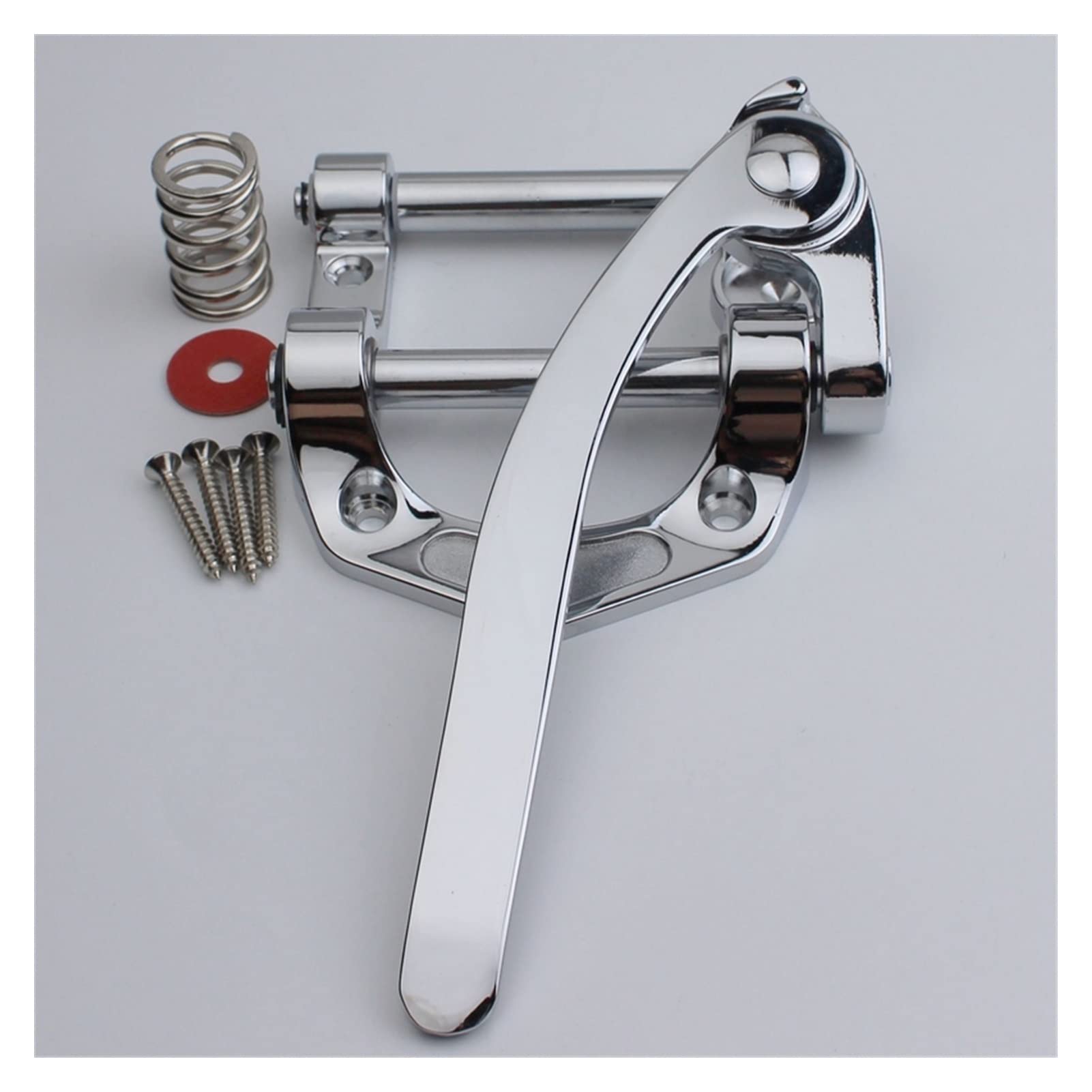 Cromato Chitarra Elettrica Tremolo Vibrato Bridge Piatto Top Body Guitar Coda Per Chitarra Elettrica Sostituzione delle parti ponte