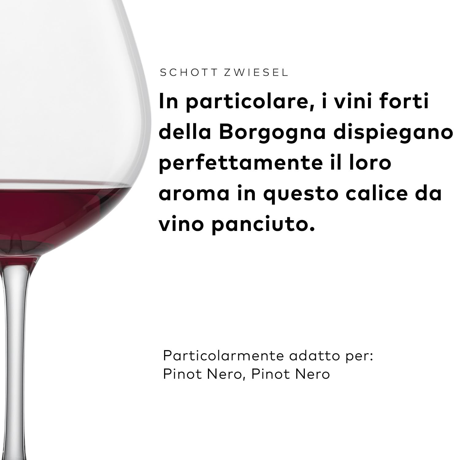 SCHOTT ZWIESEL Calice da vino rosso Borgogna Classico (set di 6), bicchieri classici Borgogna per vino rosso, bicchieri in cristallo Tritan lavabili in lavastoviglie, Made in Germany (art. 123655)