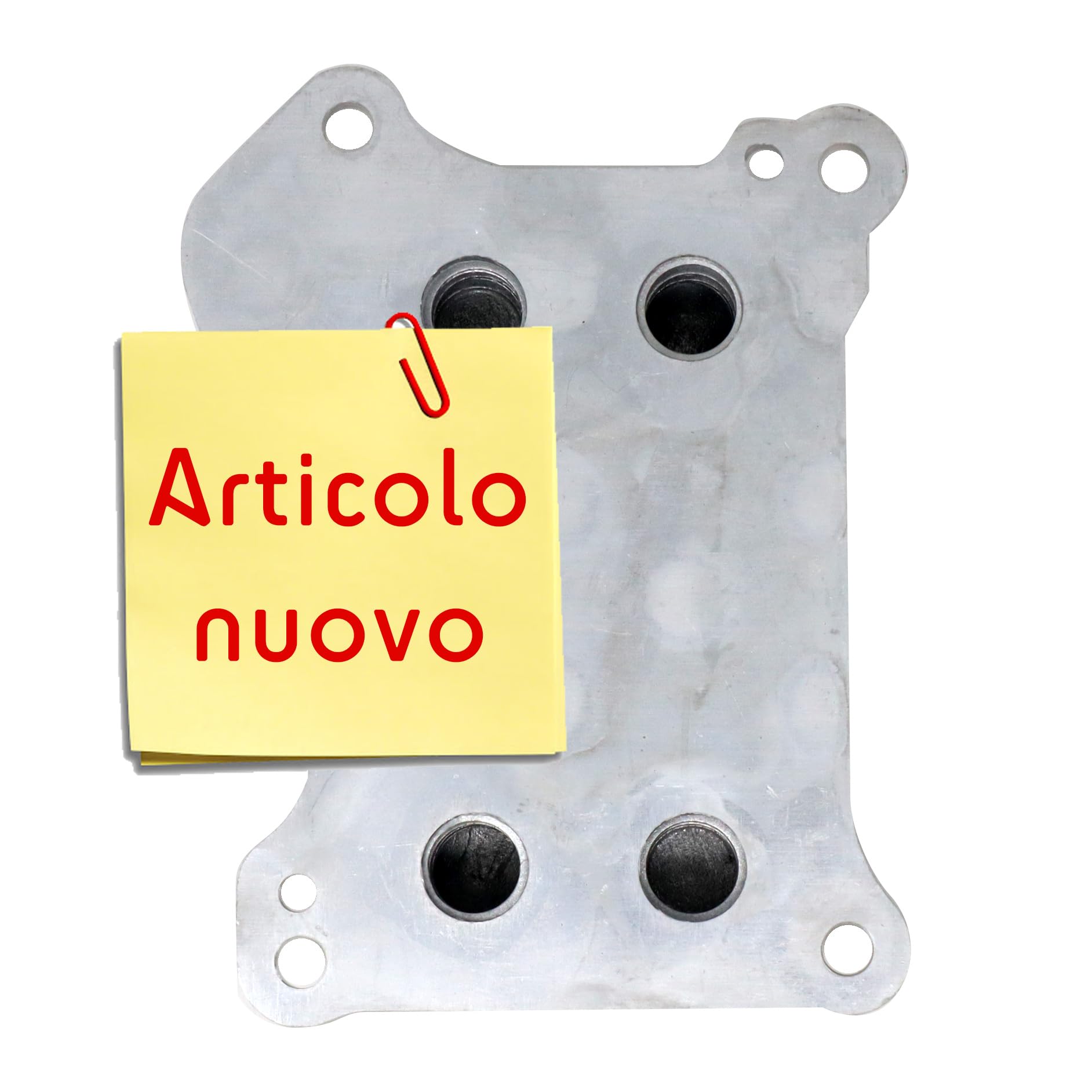 Radiatore olio motore 1.3 scambiatore calore compatibile con codici 650034 73500434 adatto a Punto II 03-12 compatibile con Ypsilon II 03-11 adatto a Panda II 03-13 e altre