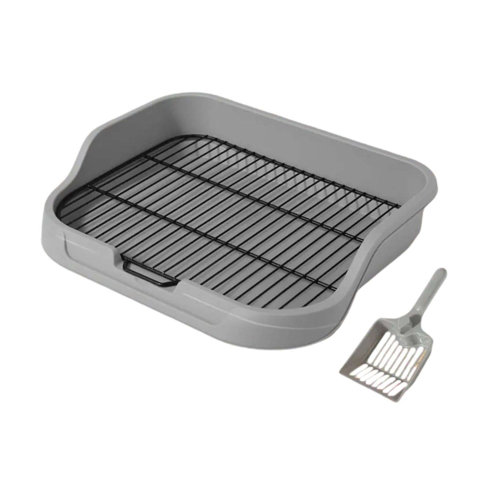 Bothyi Dog Toilet Indoor Dog Potty Tray Training Pads Holder Easy Clean Bedpan Pet Toilet Pet Litter Pan for Pets Dogs Pets Supplies, Small high Fence