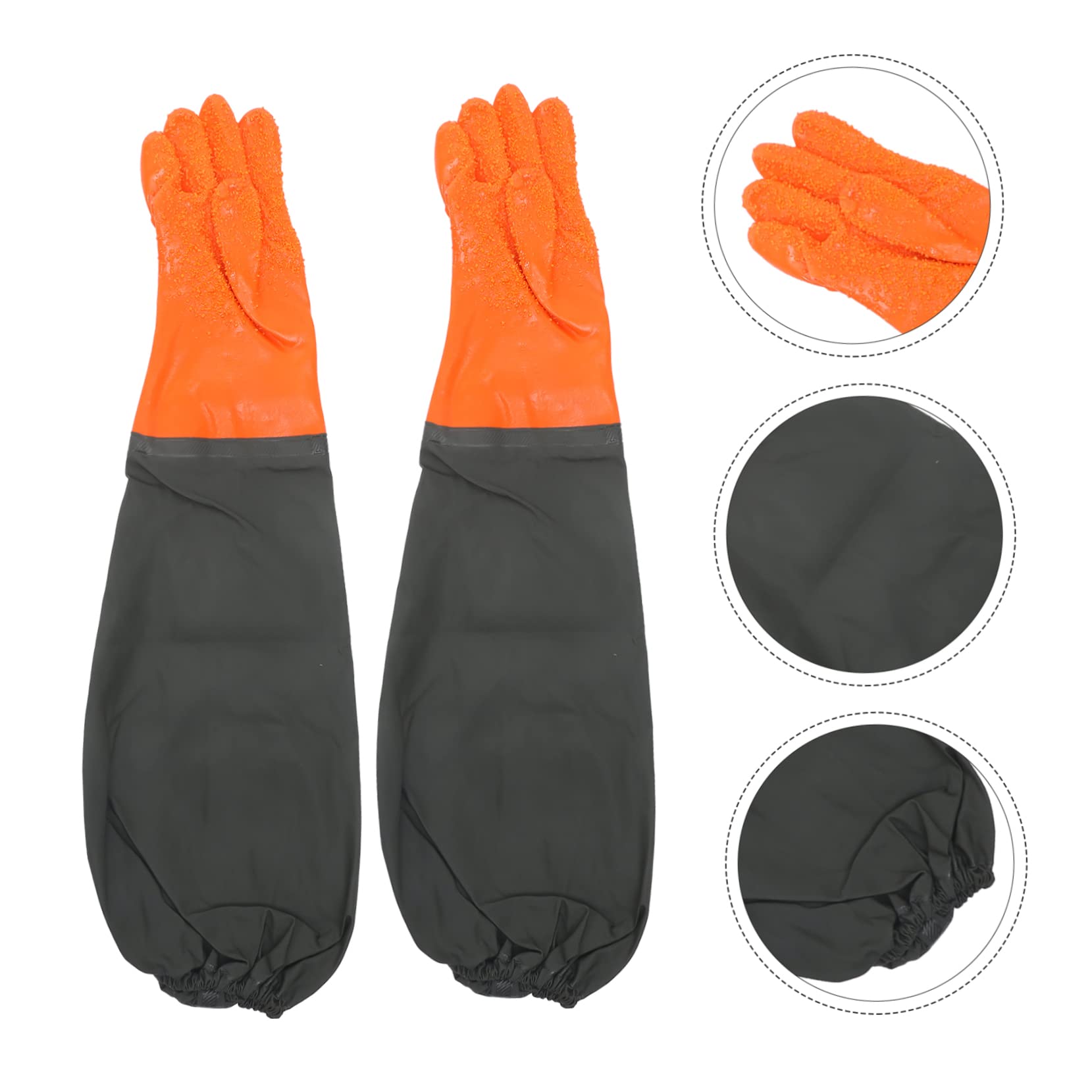 Operitacx 4 Guantes de Jardinería Impermeables de Uso Diario Guantes de Plantación Multifuncionales para Actividades y Acuarios
