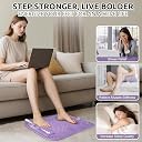 HANNEA Acupressure Mat for Feet, TPR Foot Massager Roller, 16x19'' Purple gallery image