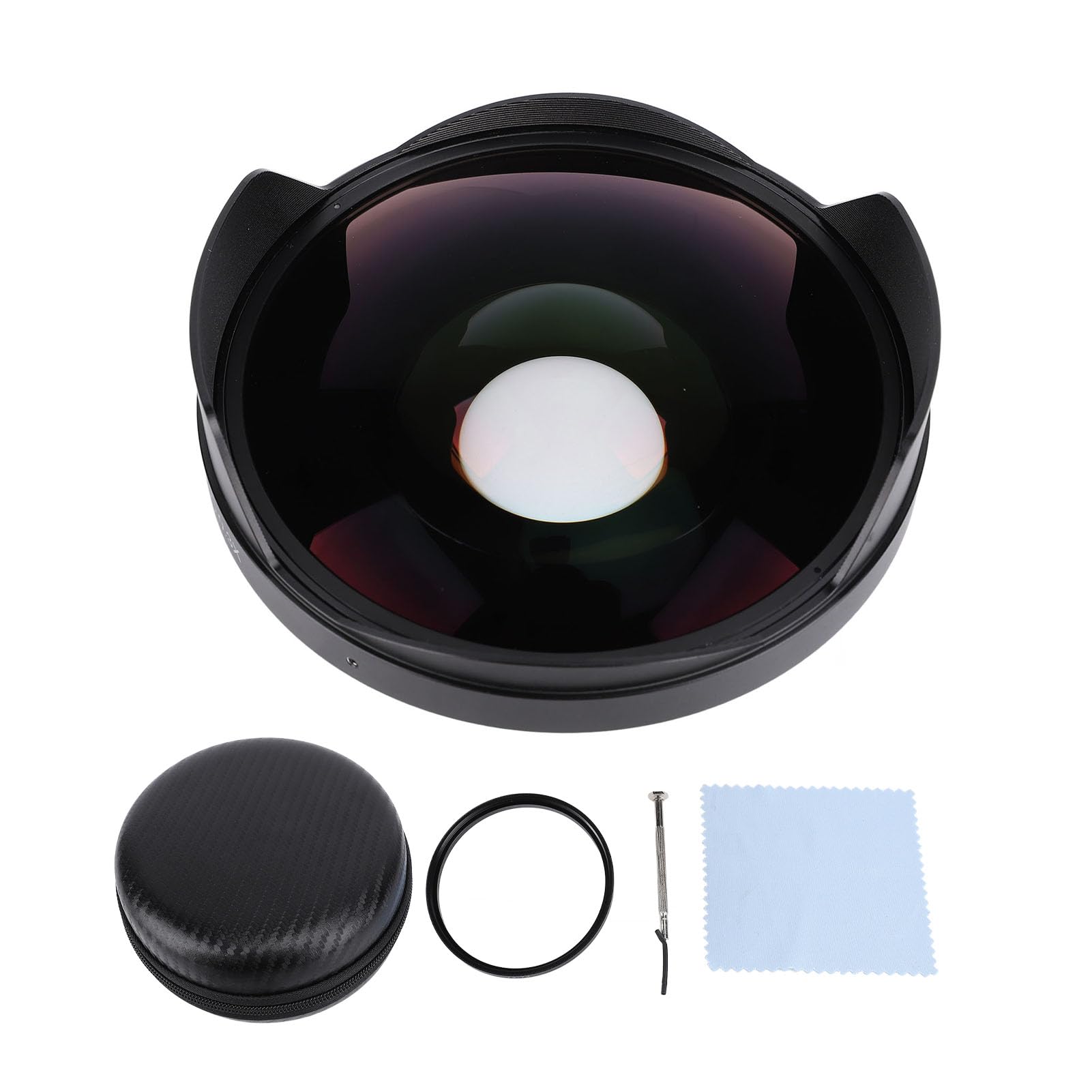 Amazon.com : JAOCDOEN 0.3X Fisheye Lens, Aluminum Alloy & Optical