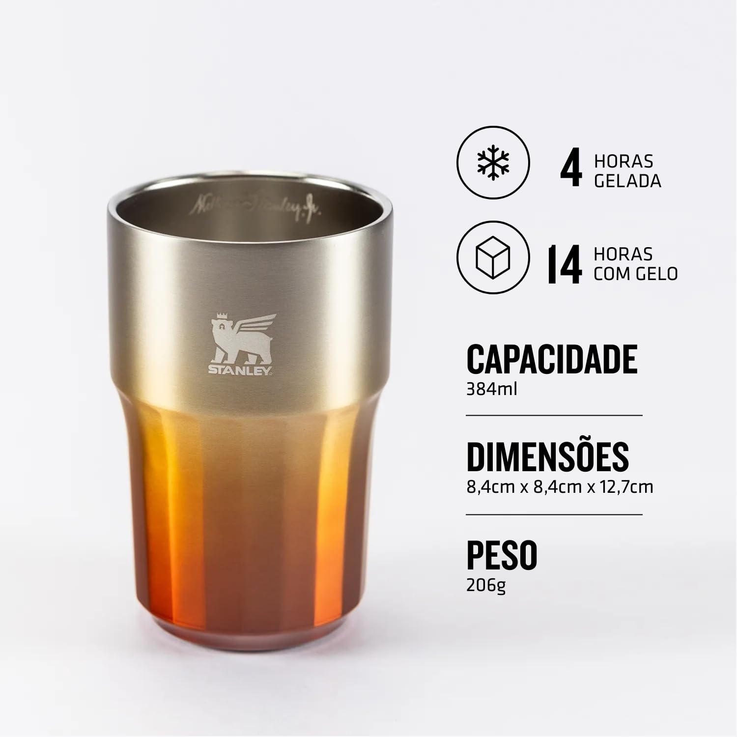 Stanley - Copo Térmico para Cerveja, 384ml, para Bebidas Frias ou