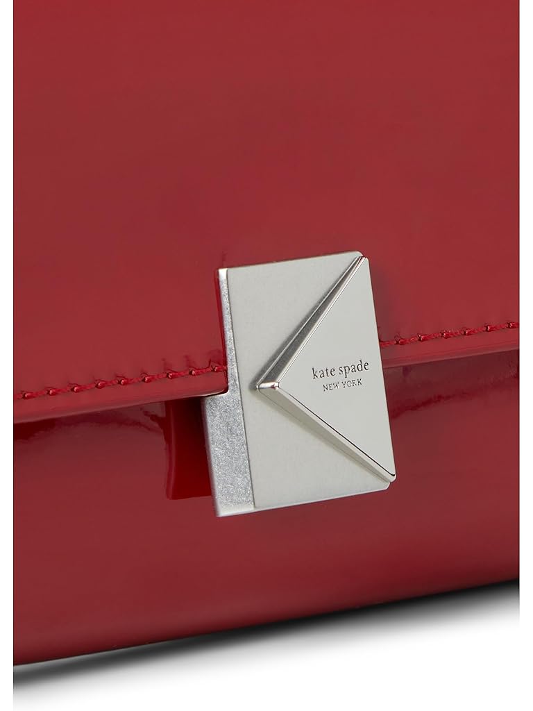 Pink Kate Spade New York Deco Patent Leather Soft Mini Shoulder