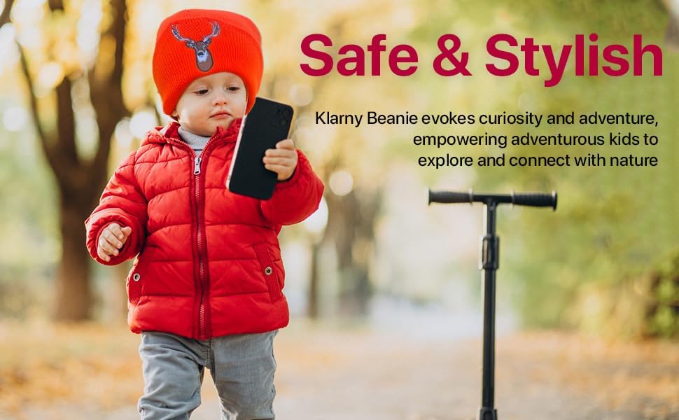 Klarny Outdoors Blaze Winter Hunting Hat for Kids - Pull On Hunting Beanie for Babies | Knitted Skullcap, 0-36 Months - Image 3