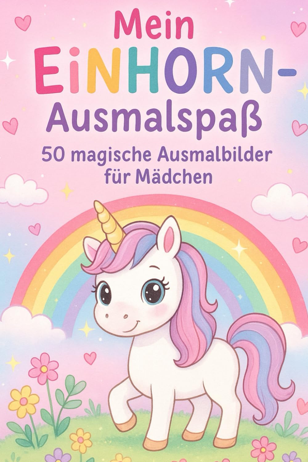 Einhorn Ausmalbuch