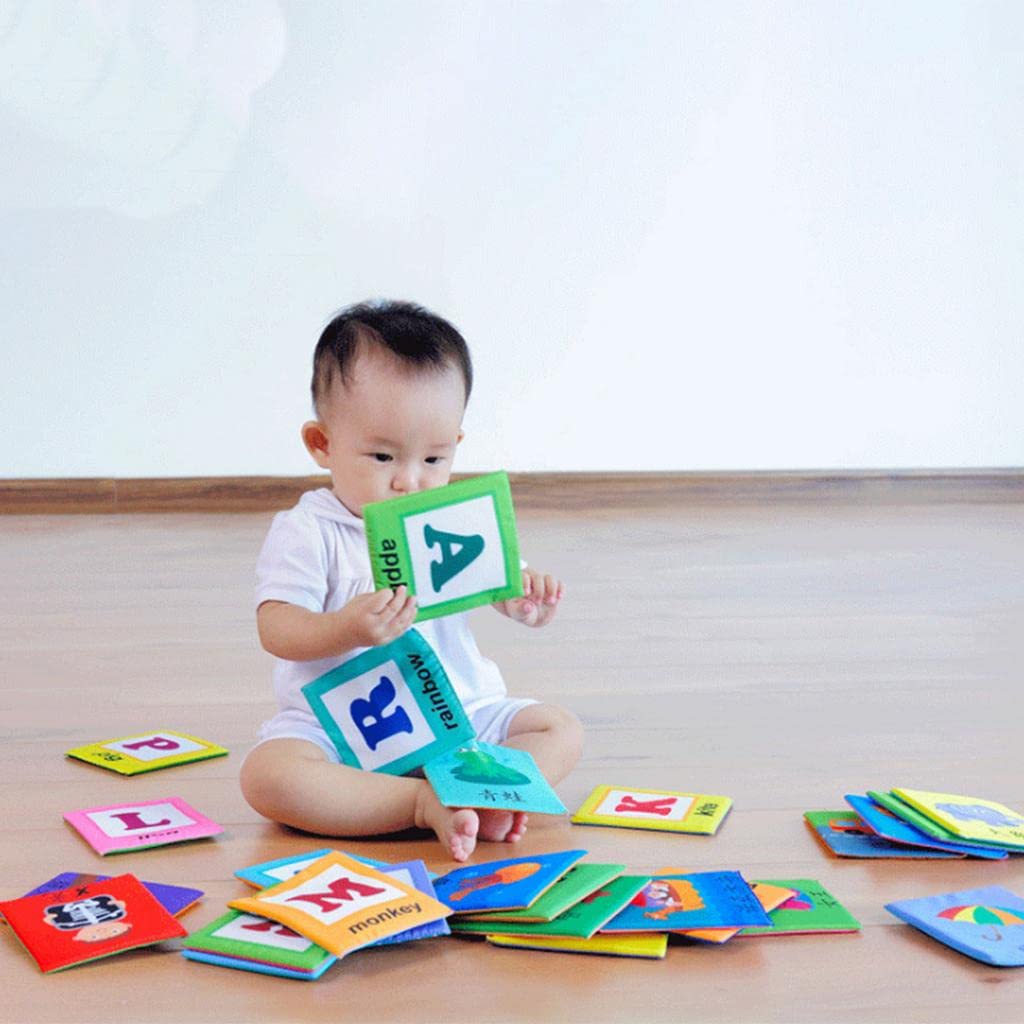 perfk Tarjeta Educativa para, La Educativa del Juguete para 26pcs, # 1 Alfabeto a - Z, 12x11cm