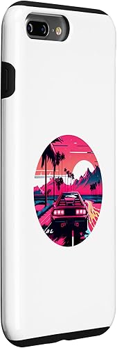 Miniatura 3 de iPhone 7 Plus8 Plus Retrowave Synthwave 80s Design For The Eighties Music Lovers Case