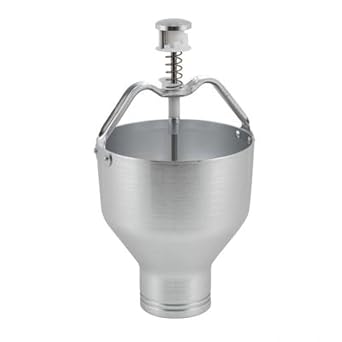 FSE AF30W Economy Stainless Steel Pancake Dispenser, 13" Heavy Duty Pancake Dispenser with Portion Control Dial, 8 Settings from 1/2 oz. to 3 oz., Easy to Clean Design