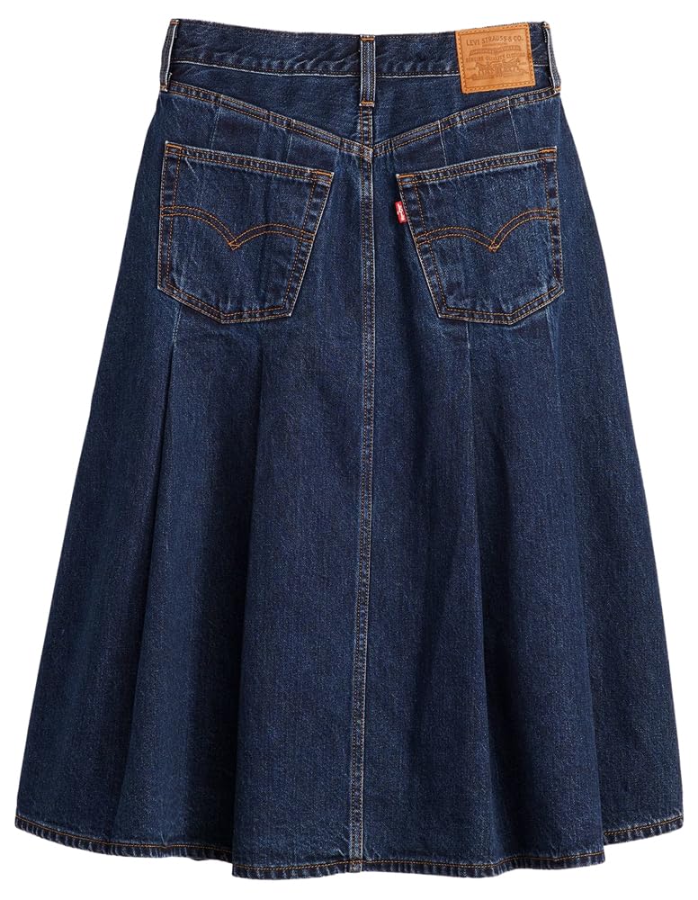 Levi's Pleated Midi Skirt Slightly Circular, Slightly Circular, 30W