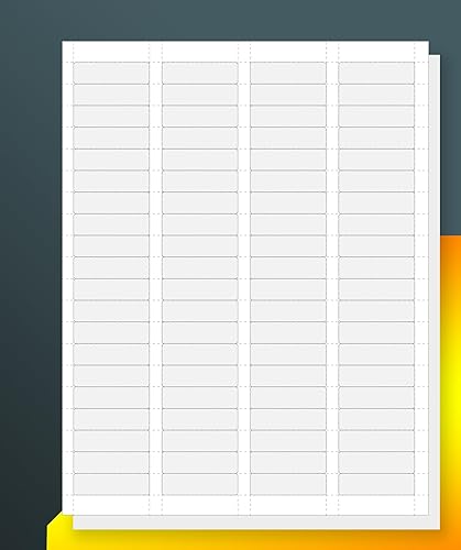 80UP 1.75" x 0.5" Return Address Labels for Laser & Inkjet Printers[100 Sheets,8000 Labels]