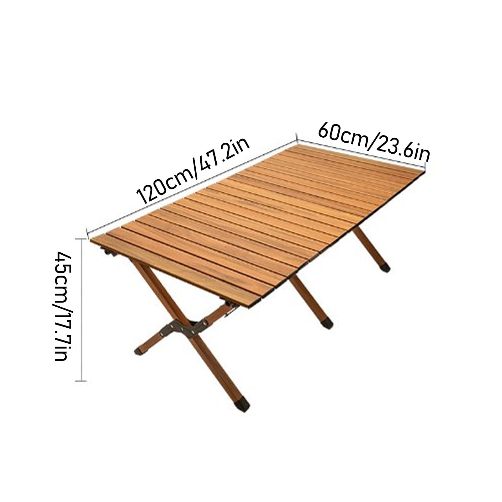 Mesa Plegable para Acampar, Mesa Portátil Enrollable para Exteriores con Bolsa de Transporte, Auxiliar Liviana para Picnic, Barbacoa, Senderismo, para la Playa, Patio