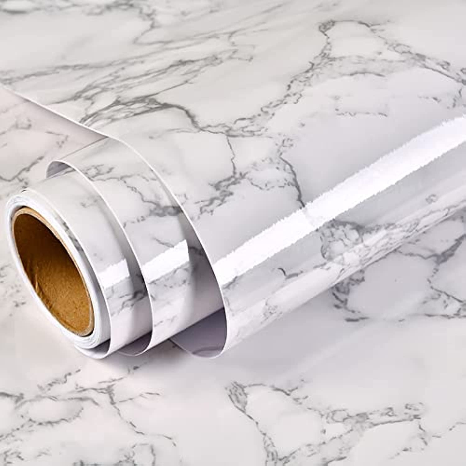 BLOOMBITE Kitchen Oil Proof White Marble Wall Paper 200cm x 60cm CM Peel and Stick Countertops Waterproof, Anti-Mold, Heat Resistant,Self-Adhesive Wall Sticker (B0CZ9D5QSZ) Amazon Price History, Amazon Price Tracker
