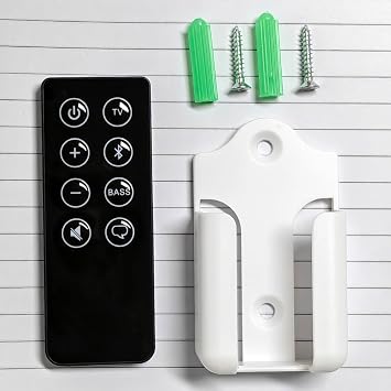 Replacement Remote Control for Bose Smart Soundbar 600 873973-1100 Includes Mounting Bracket