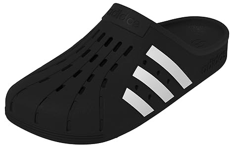 Adidas adilette clogs for unisex, CBLACK/FTWWHT/CBLACK, 36 2