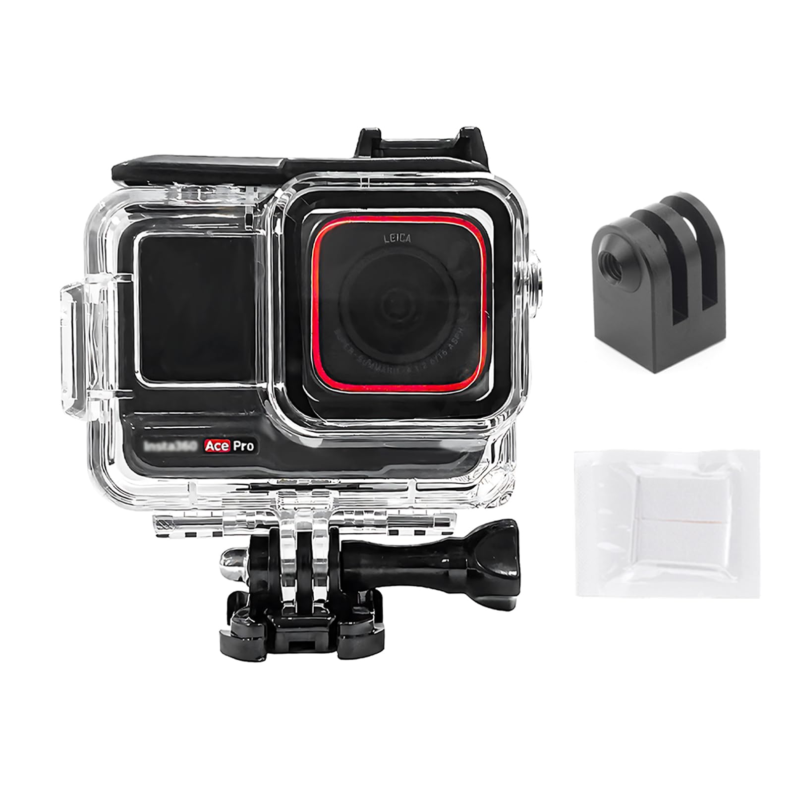 Waterproof Case for Insta360 Ace Pro Action Camera, Underwater Diving Protective Housing 60m (197ft) with Bracket Accessories